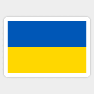 Flag of Ukraine - accurate colours Sticker